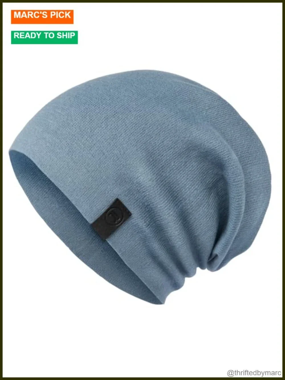Warm Slouchy Beanie Hat - Deliciously Soft Daily Beanie in Fine Knit